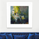 Happiness by Doris Savard on GIANT ART - green abstract