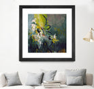 Happiness by Doris Savard on GIANT ART - green abstract