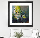Happiness by Doris Savard on GIANT ART - green abstract