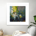 Happiness by Doris Savard on GIANT ART - green abstract