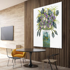 Garden Bouquet - Blue - 4 by Lori Dubois on GIANT ART - white floral bouquet