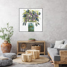 Garden Bouquet - Blue - 4 by Lori Dubois on GIANT ART - white floral bouquet