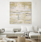 RainWater - Beige by Lori Dubois on GIANT ART - beige abstract ton sur ton