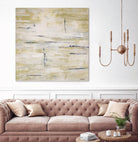 RainWater - Beige by Lori Dubois on GIANT ART - beige abstract ton sur ton