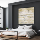 RainWater - Beige by Lori Dubois on GIANT ART - beige abstract ton sur ton