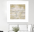 RainWater - Beige by Lori Dubois on GIANT ART - beige abstract ton sur ton