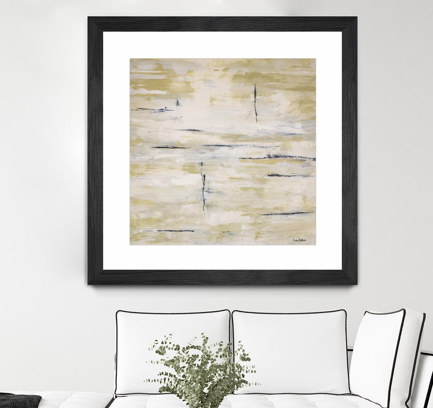 RainWater - Beige by Lori Dubois on GIANT ART - beige abstract ton sur ton