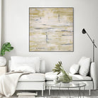 RainWater - Beige by Lori Dubois on GIANT ART - beige abstract ton sur ton