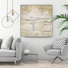 RainWater - Beige by Lori Dubois on GIANT ART - beige abstract ton sur ton