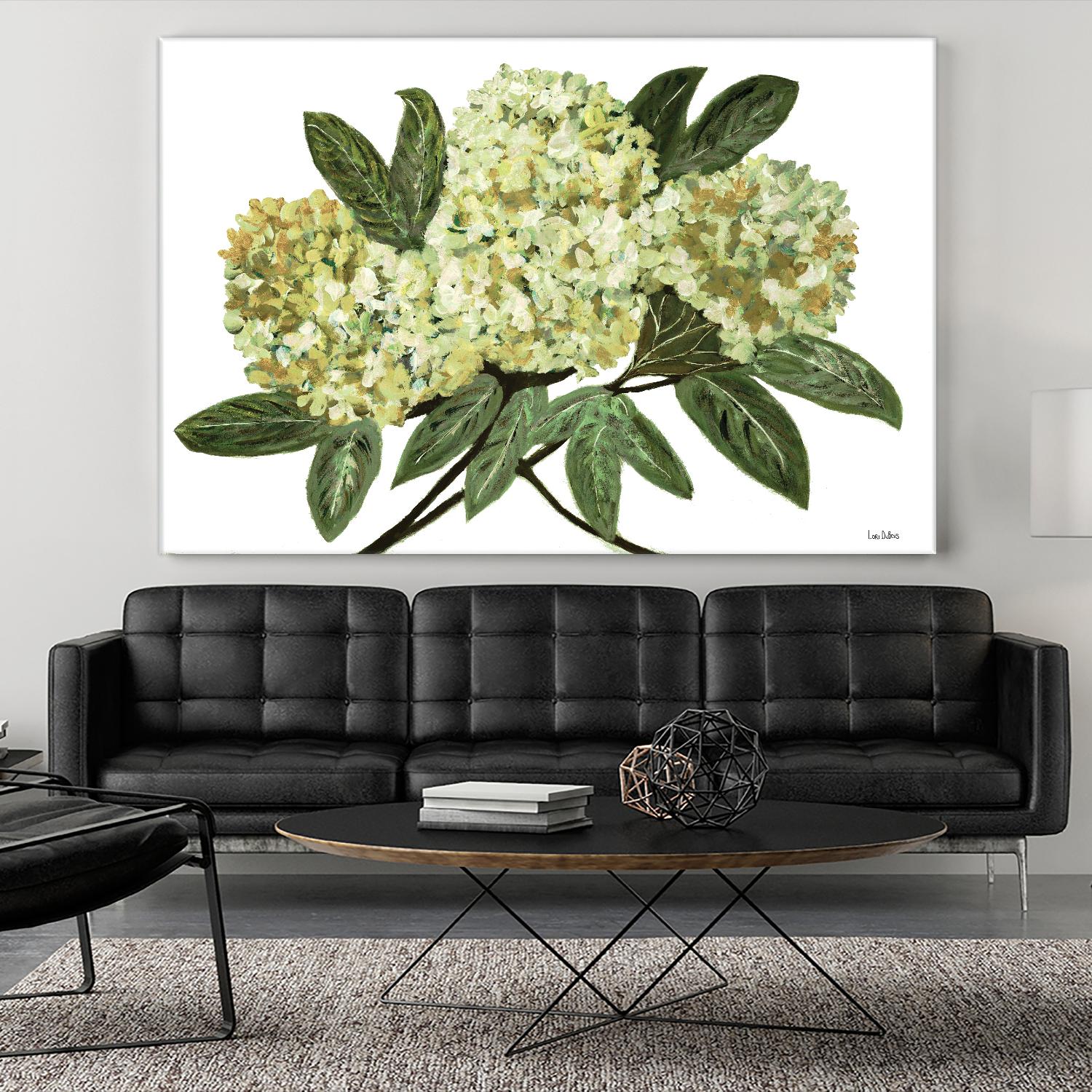 Fresh Bouquet - Lavender-1 by Lori Dubois on GIANT ART - beige floral lilas