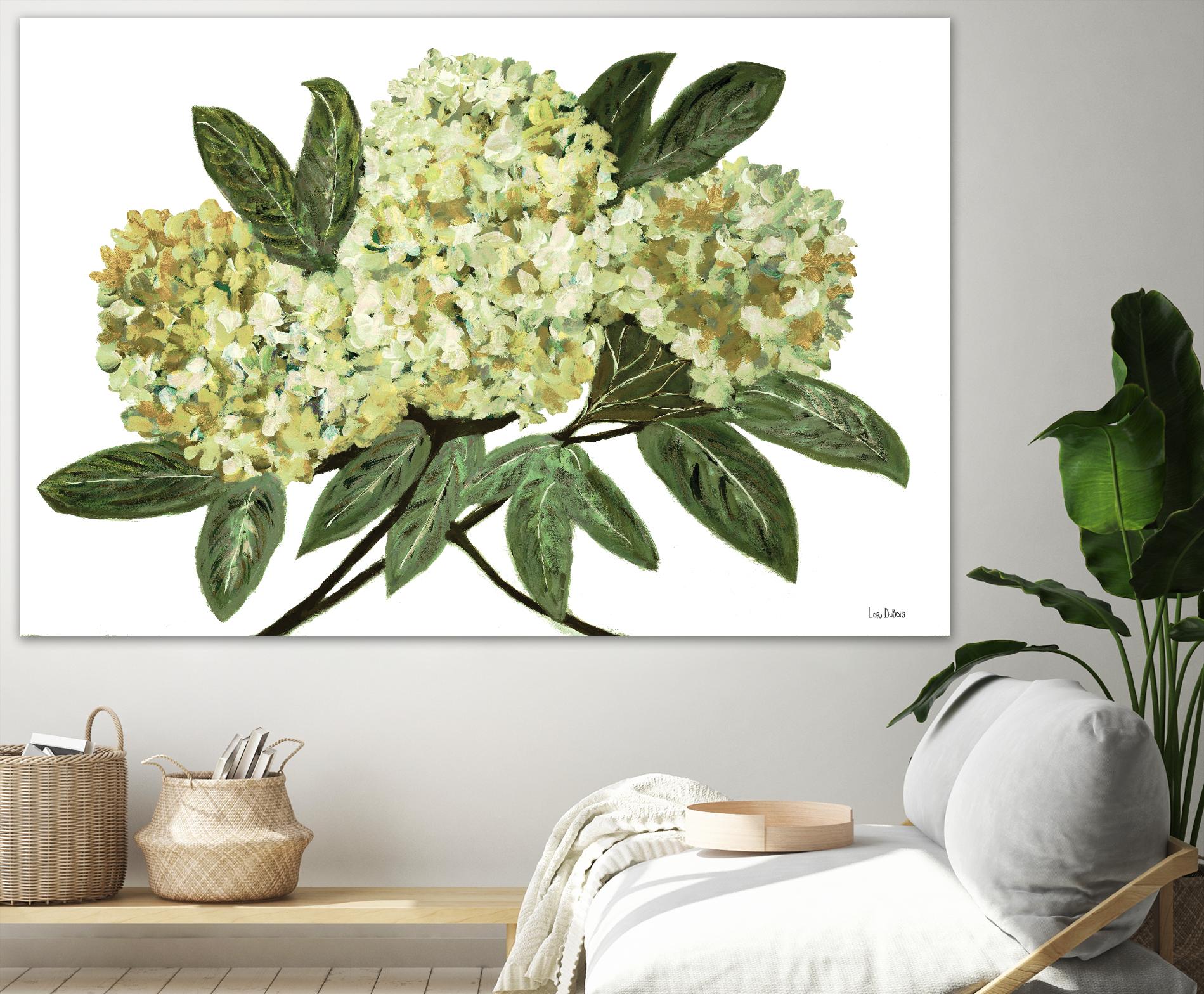 Fresh Bouquet - Lavender-1 by Lori Dubois on GIANT ART - beige floral lilas