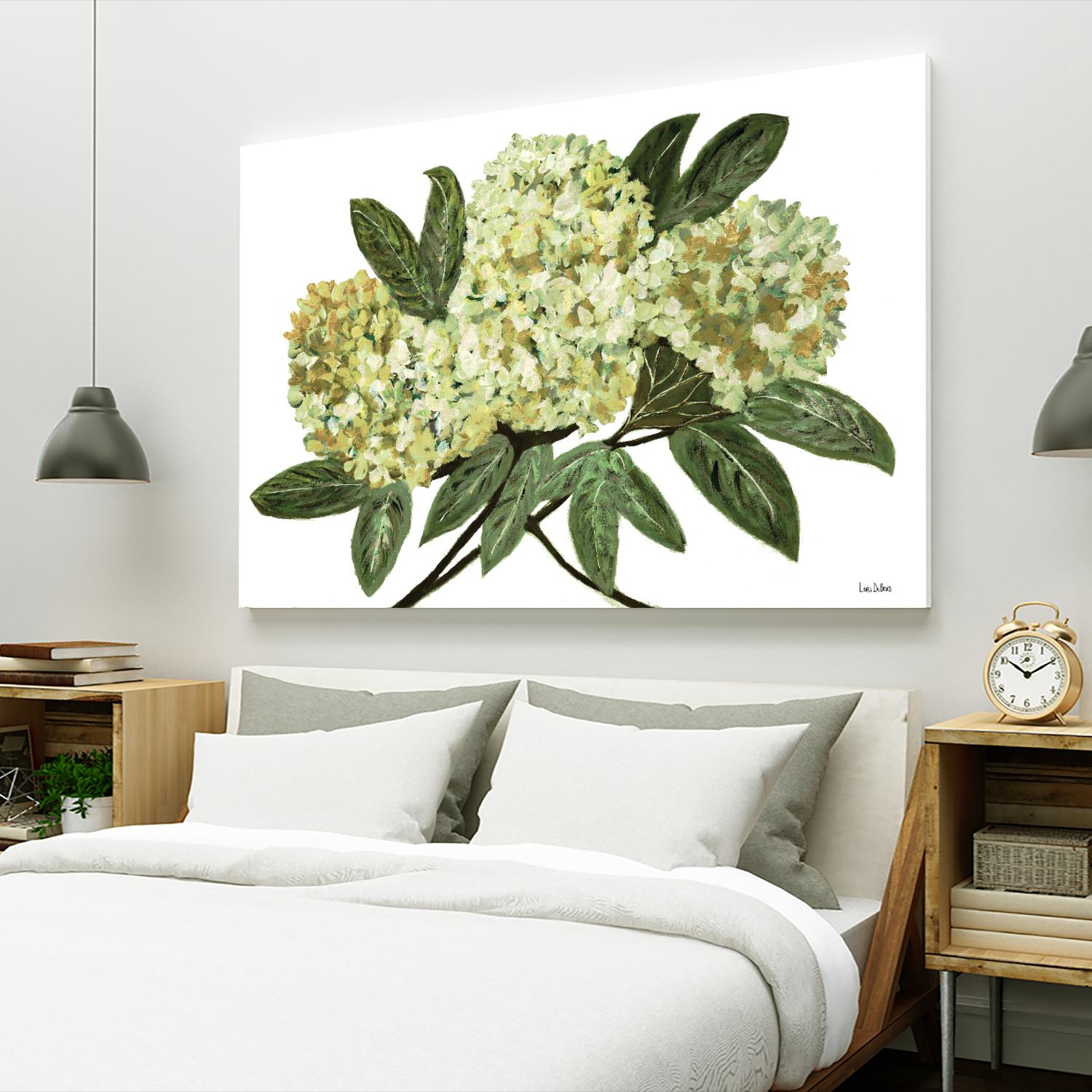 Fresh Bouquet - Lavender-1 by Lori Dubois on GIANT ART - beige floral lilas