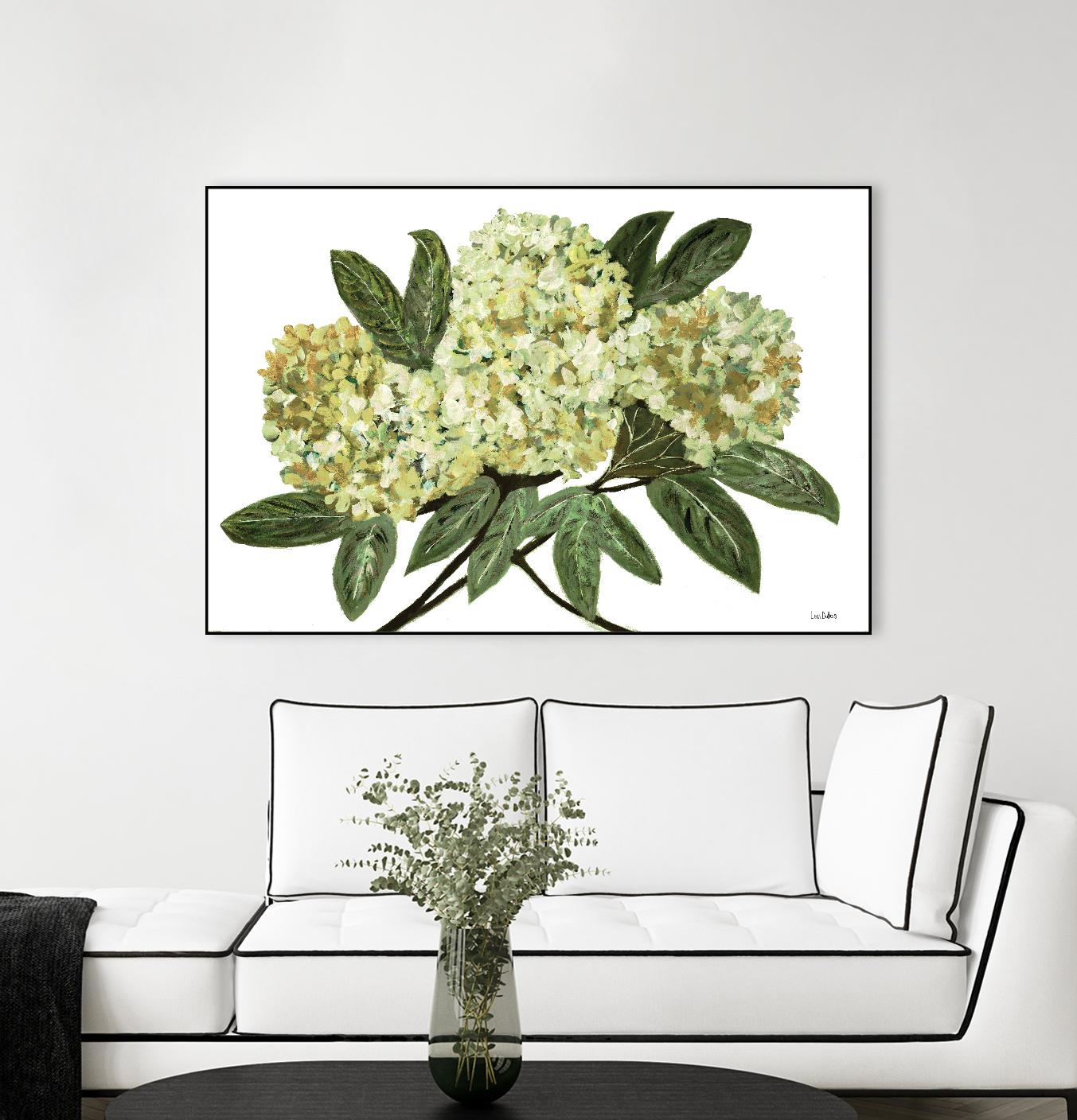 Fresh Bouquet - Lavender-1 by Lori Dubois on GIANT ART - beige floral lilas