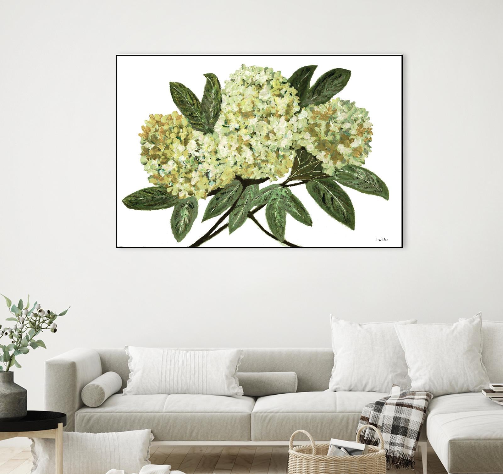 Fresh Bouquet - Lavender-1 by Lori Dubois on GIANT ART - beige floral lilas