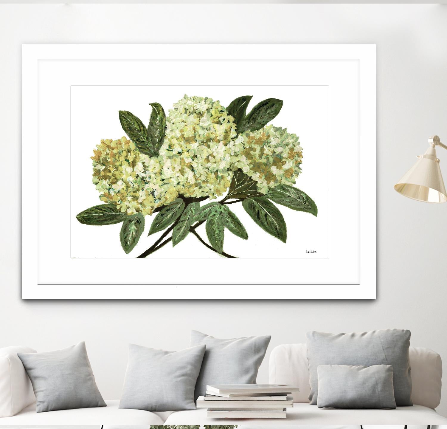 Fresh Bouquet - Lavender-1 by Lori Dubois on GIANT ART - beige floral lilas