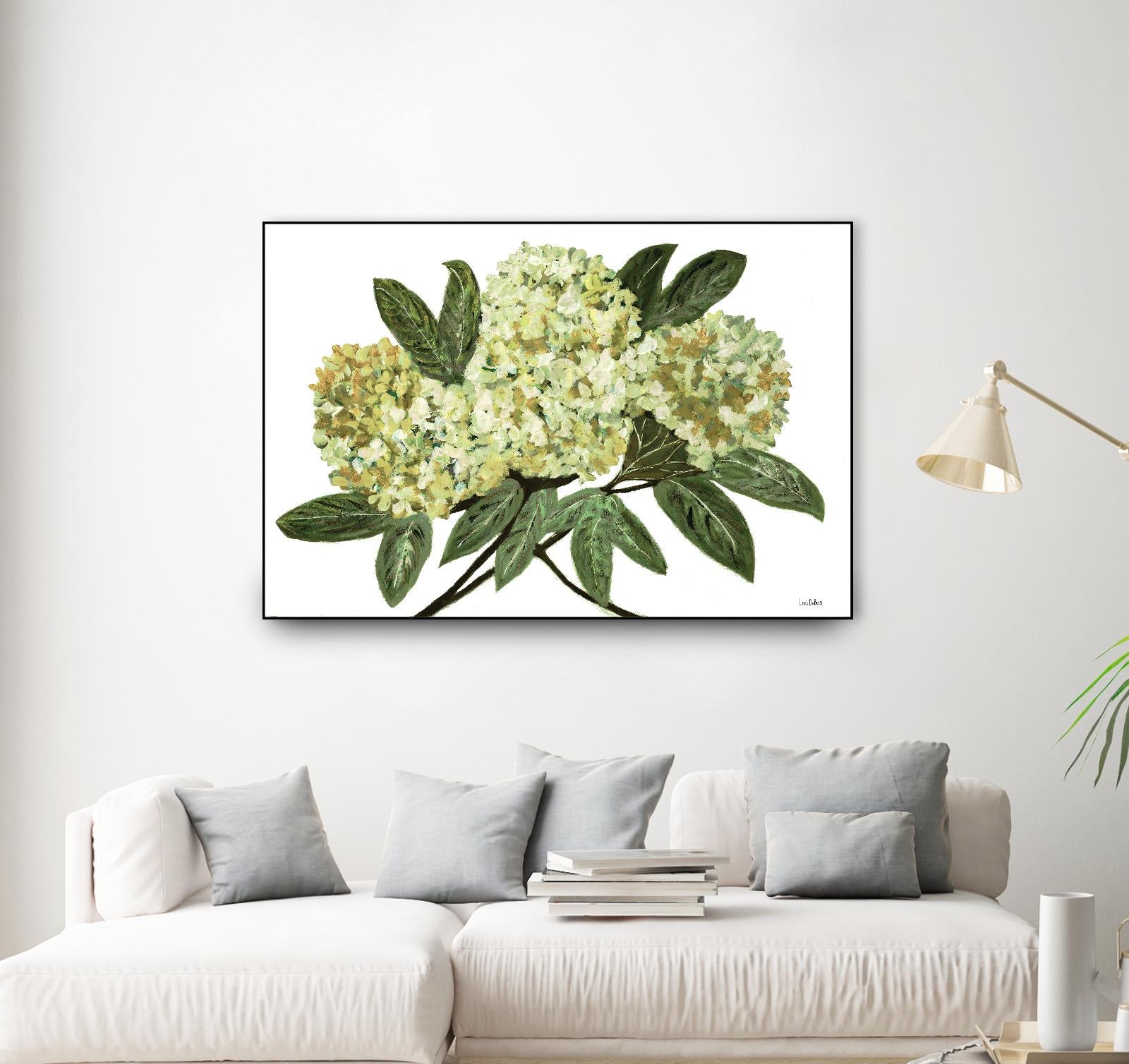 Fresh Bouquet - Lavender-1 by Lori Dubois on GIANT ART - beige floral lilas