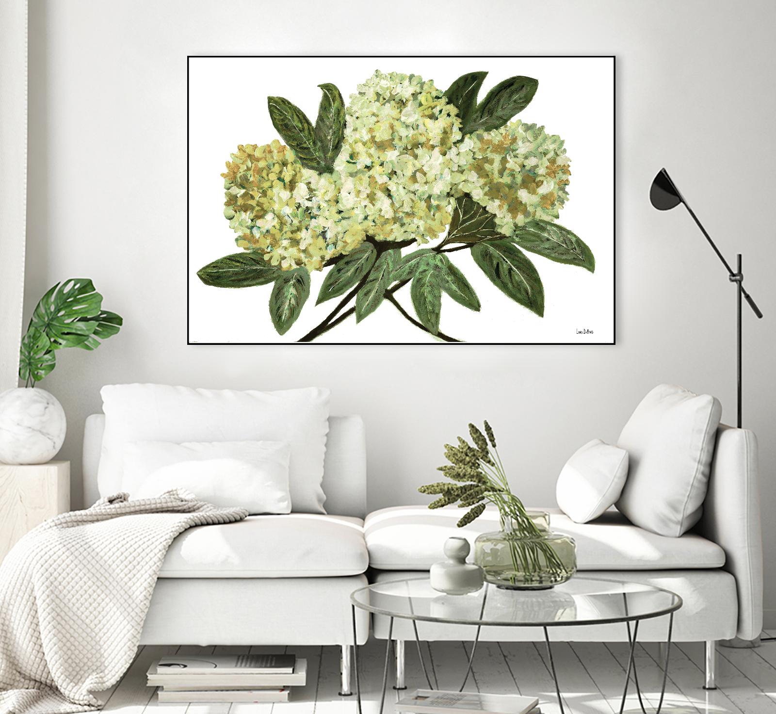 Fresh Bouquet - Lavender-1 by Lori Dubois on GIANT ART - beige floral lilas