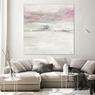 Winter Sky by Lori Dubois on GIANT ART - pink abstract paysage contemporain