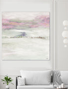 Winter Sky by Lori Dubois on GIANT ART - pink abstract paysage contemporain