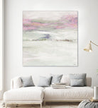 Winter Sky by Lori Dubois on GIANT ART - pink abstract paysage contemporain