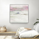 Winter Sky by Lori Dubois on GIANT ART - pink abstract paysage contemporain