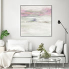 Winter Sky by Lori Dubois on GIANT ART - pink abstract paysage contemporain
