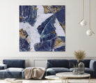 Tiger's Eye - Blue - B - 3 by Lori Dubois on GIANT ART - beige abstract