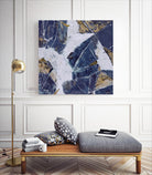 Tiger's Eye - Blue - B - 3 by Lori Dubois on GIANT ART - beige abstract artistes du québec