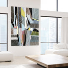 OceanRain by Lori Dubois on GIANT ART - pink geometric ton neutre