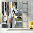 OceanRain by Lori Dubois on GIANT ART - pink geometric ton neutre