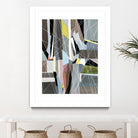OceanRain by Lori Dubois on GIANT ART - pink geometric ton neutre