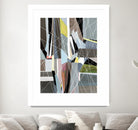 OceanRain by Lori Dubois on GIANT ART - pink geometric ton neutre