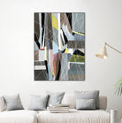 OceanRain by Lori Dubois on GIANT ART - pink geometric ton neutre