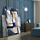 InTheKnow by Lori Dubois on GIANT ART - white & black geometric grays