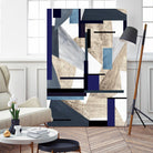 InTheKnow by Lori Dubois on GIANT ART - white & black geometric grays