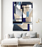 InTheKnow by Lori Dubois on GIANT ART - white & black geometric grays