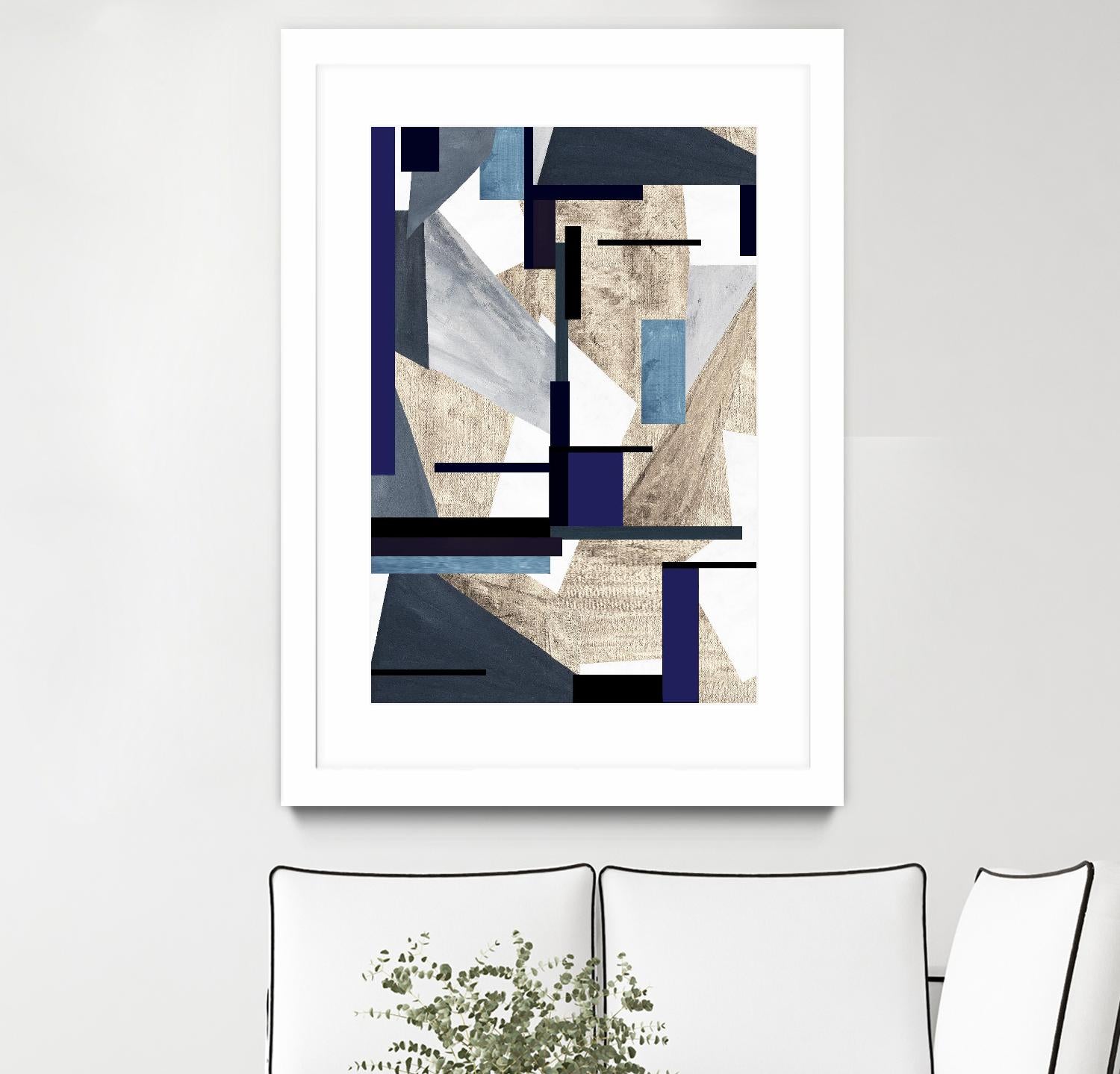 InTheKnow by Lori Dubois on GIANT ART - beige abstract grays