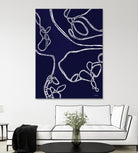 BluePoint by Lori Dubois on GIANT ART - blue linear