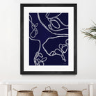 BluePoint by Lori Dubois on GIANT ART - blue linear