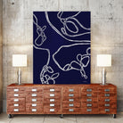 BluePoint by Lori Dubois on GIANT ART - blue linear