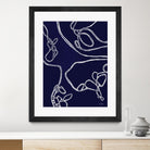 BluePoint by Lori Dubois on GIANT ART - blue linear