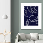 BluePoint by Lori Dubois on GIANT ART - blue linear