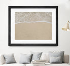 Where the ocean meets  by Jennifer  Cheng on GIANT ART - beige costal