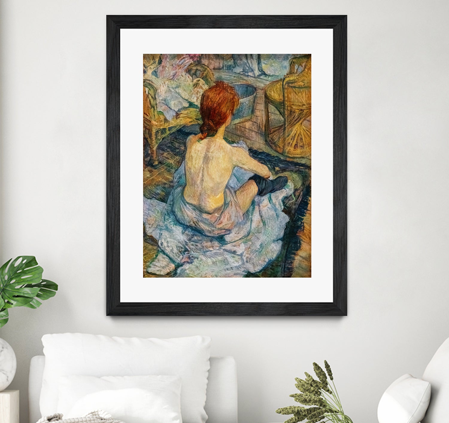 (La Toilette) - 1889 by Henri de Toulouse Lautrec on GIANT ART