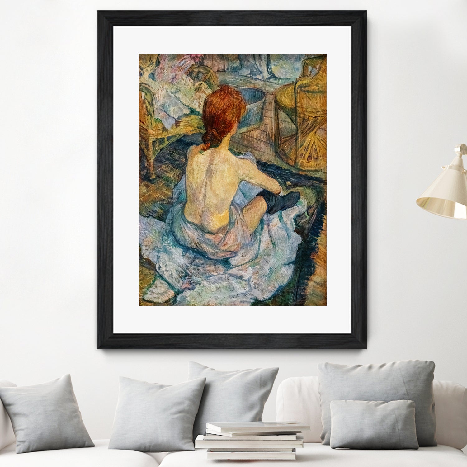 (La Toilette) - 1889 by Henri de Toulouse Lautrec on GIANT ART