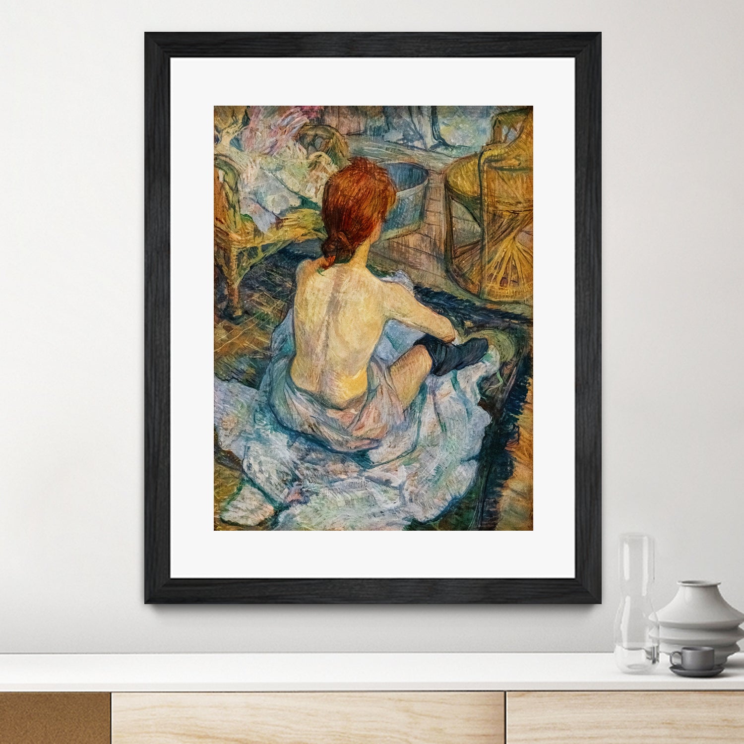 (La Toilette) - 1889 by Henri de Toulouse Lautrec on GIANT ART