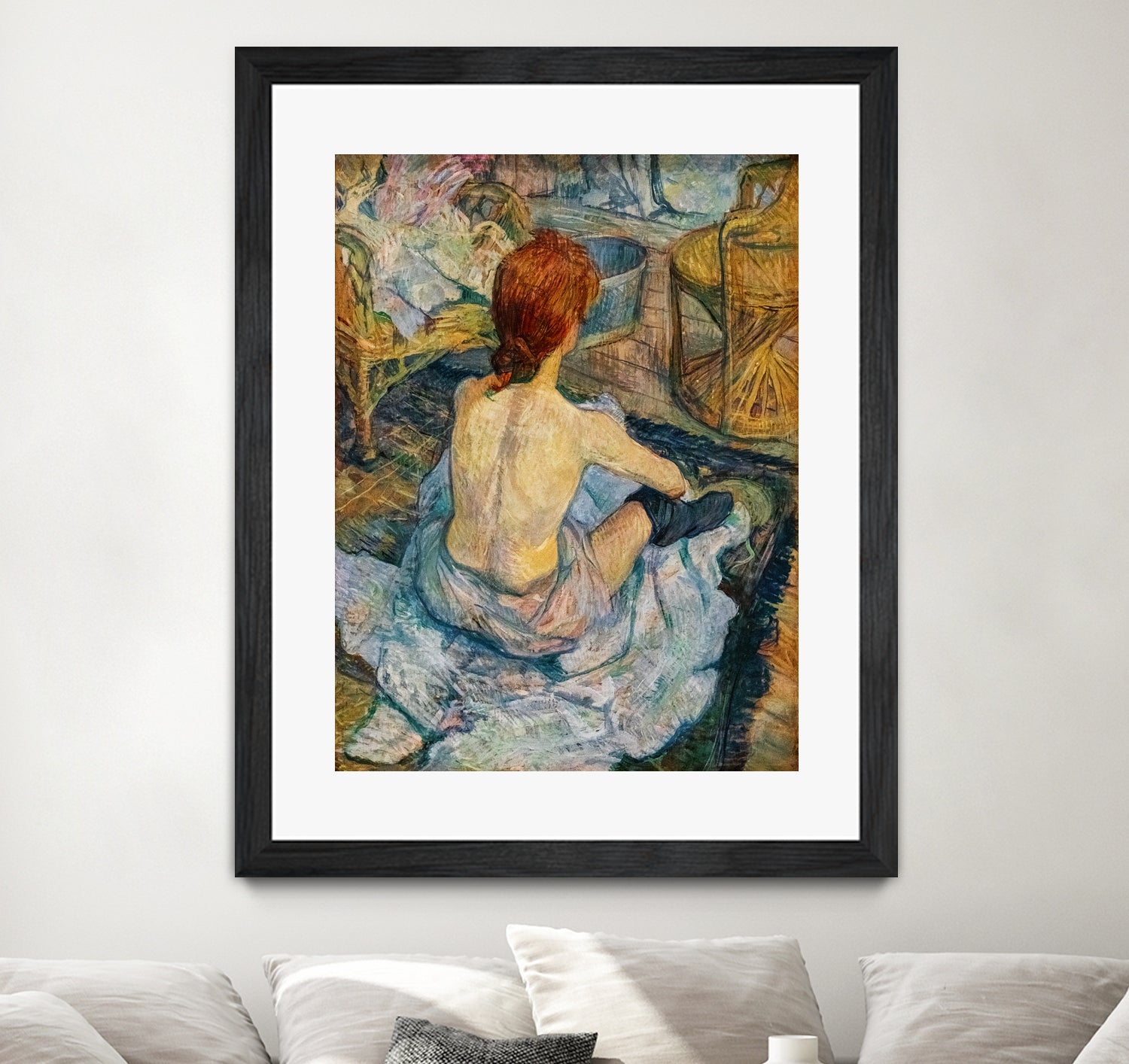 (La Toilette) - 1889 by Henri de Toulouse Lautrec on GIANT ART