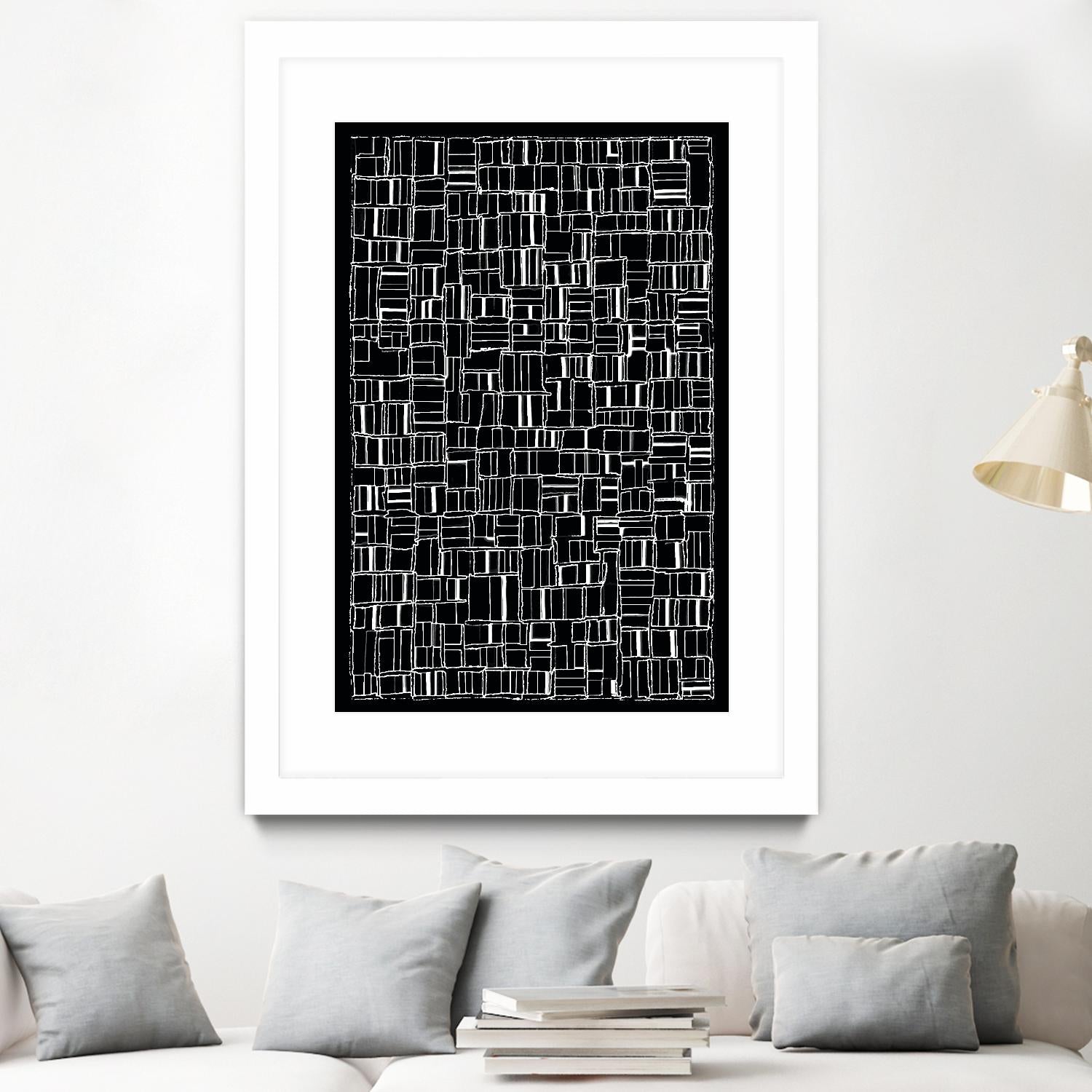 NEON NOIR by Celine Cimon on GIANT ART - black abstract canadian