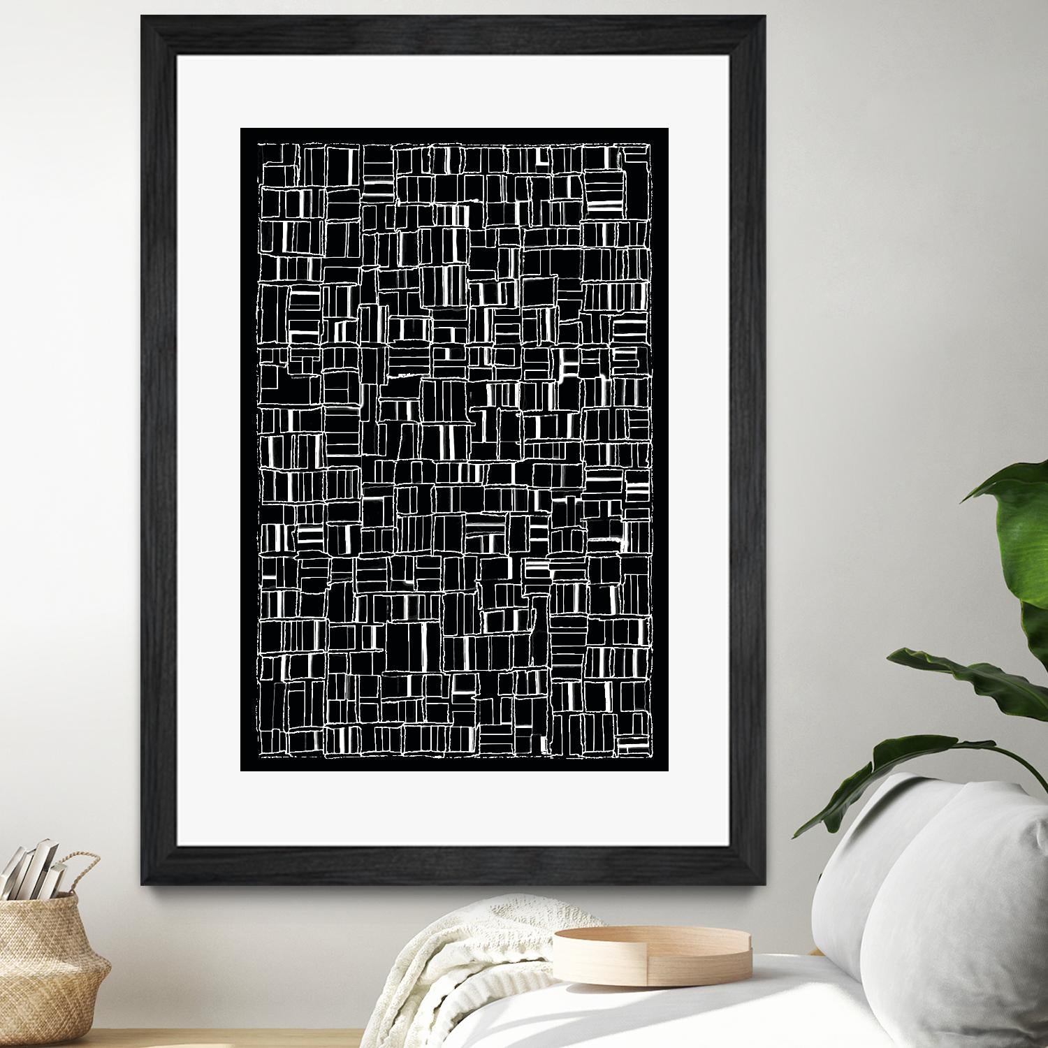 NEON NOIR by Celine Cimon on GIANT ART - black abstract canadian