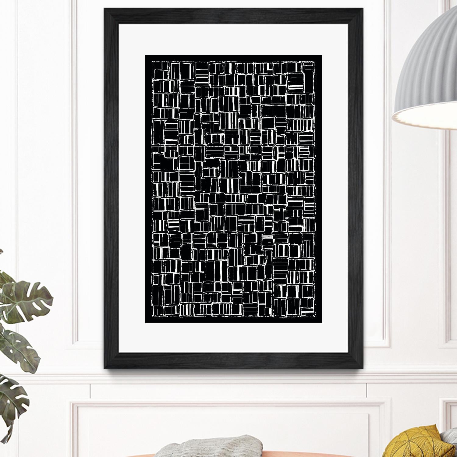 NEON NOIR by Celine Cimon on GIANT ART - black abstract canadian